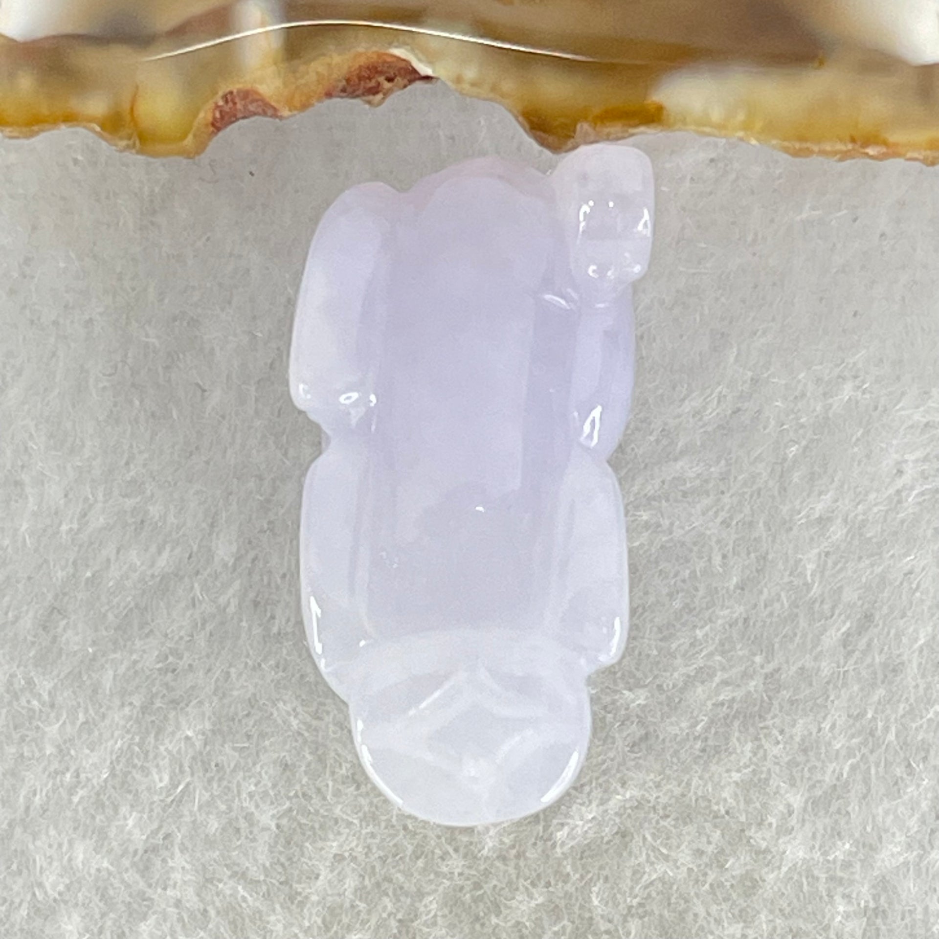 Type A Full Lavender Jadeite Pixiu Pendant Charm 6.53g 24.0 by 12.7 by 11.4mm - Huangs Jadeite and Jewelry Pte Ltd