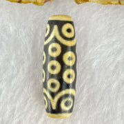 Natural Powerful Tibetan Old Oily Agate 21 Eyes Dzi Bead Heavenly Master (Tian Zhu) 二一眼天诛 9.81g 3.82 by 12.9mm - Huangs Jadeite and Jewelry Pte Ltd