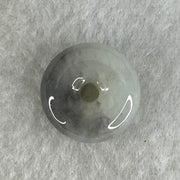 Type A Light Lavender and Wuji Grey Jadeite Ping An Kou Charm/Pendant 2.71g 14.8 by 6.1mm - Huangs Jadeite and Jewelry Pte Ltd