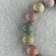 Natural Alashan Agate Pastels Pink Beads with Rabbit Charm Bracelet 32.34g 10.8mm 17Beads - Huangs Jadeite and Jewelry Pte Ltd