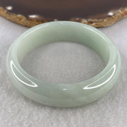 Certified Natural Type A Light Green Jadeite Bangle | (71.72g | 54.8mm Inner Diameter | 16.2mm Wide x 8.9mm | Perfect | Radiance, Steady Wealth "Zheng Cai" Anchor & Feng Shui Prosperity Catalyst) - Huangs Jadeite and Jewelry Pte Ltd