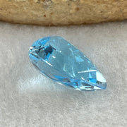 Natural Sky Blue Topaz Trillion Shape 7.69ct 14.4 by 10.2 by 6.9mm - Huangs Jadeite and Jewelry Pte Ltd