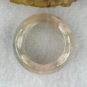 Natural Pinkish with Green Flower Agate Ring 5.34g 9.5 by 4.3mm US 5.8 HK 12.8 - Huangs Jadeite and Jewelry Pte Ltd
