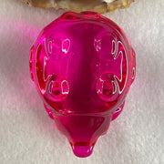 Natural Pink Liuli Ox Display 72.22g 56.3 by 40.0 by 31.5mm - Huangs Jadeite and Jewelry Pte Ltd