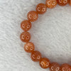 Good Grade Natural Sunstone, Heliolite and Aventurine Feldapar Beads Bracelet 天然金太阳日光石珠手链 24.39g 16cm 9.8 mm 20 Beads - Huangs Jadeite and Jewelry Pte Ltd