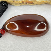 Natural Cognac with Red Amber Pendent 12.40g 51.3 by 32.7 by 20.8mm - Huangs Jadeite and Jewelry Pte Ltd