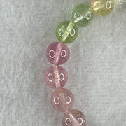 Very Good Natural Tourmaline Crystal Beads Bracelet 19.02g 14cm 8.6mm 20Beads - Huangs Jadeite and Jewelry Pte Ltd