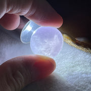 Natural Type A Lavender Jadeite Round Shape Cabochon Stone for Setting 8.48g 20.8 by 10.0mm - Huangs Jadeite and Jewelry Pte Ltd