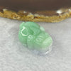 Type A Jelly Light Green  Lavender Jadeite Pixiu Pendent A货浅绿紫色翡翠貔貅牌 14.73g 26.9 by 19.2 by 15.4 mm - Huangs Jadeite and Jewelry Pte Ltd