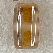 Natural Powerful Tibetan Old Oily Agate Patina Guiren Tairen Human Dzi Bead Totem Amulet Heavenly Master (Tian Zhu) 贵人天诛 4.82g 20.0 by 11.8mm - Huangs Jadeite and Jewelry Pte Ltd