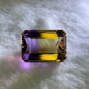 Natural Faceted Ametrine Parallelogram Shape 20.34ct 19.8 by 13.8 by 9.7mm - Huangs Jadeite and Jewelry Pte Ltd