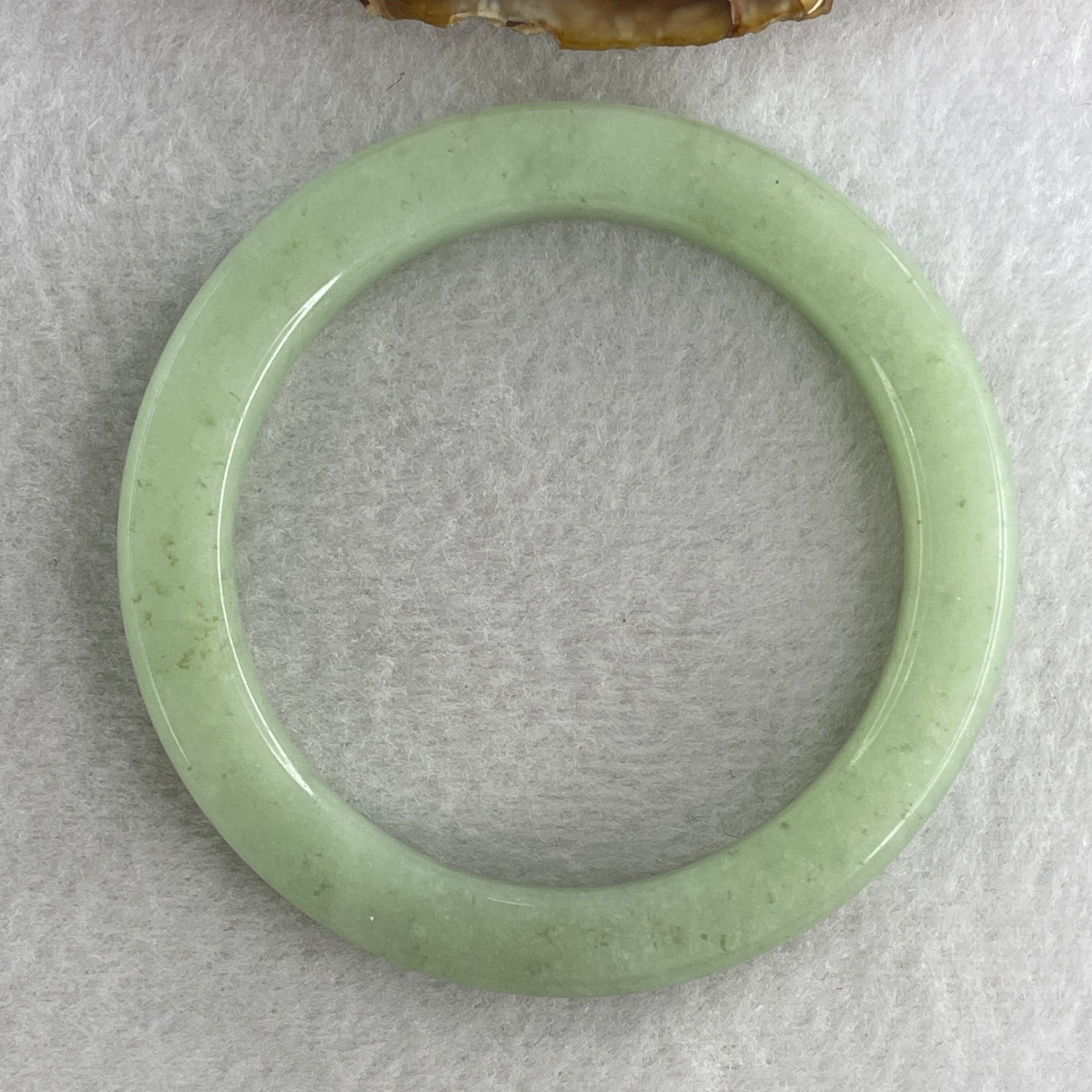 Natural Green Aventurine Bangle 48.11g Inner Diameter 58.4mm 9.8 by 10.0mm (Close to Perfect) - Huangs Jadeite and Jewelry Pte Ltd