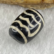 Natural Powerful Tibetan Old Oily Agate Double Garuda Dzi Bead Heavenly Master (Tian Zhu) 2.31g 13.7 by 10.1mm - Huangs Jadeite and Jewelry Pte Ltd