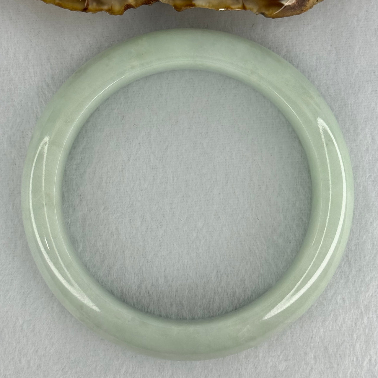 Type A Sky Blue Jadeite Bangle Internal Diameter 57.9mm 74.84g 14.3 by 9.5mm (Close to Perfect) - Huangs Jadeite and Jewelry Pte Ltd