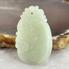 Type A Jelly Green with Faint Green Jadeite Ruyi 如意 6.81g 34.5 by 21.4 by 5.3 - Huangs Jadeite and Jewelry Pte Ltd