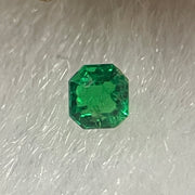 Natural Colombia Vivid Green Emerald (Beryl) Cut-Cornered Square Step cut 0.06ct 2.2 by 2.0 by 1.8mm - Huangs Jadeite and Jewelry Pte Ltd