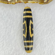 Natural Powerful Tibetan Old Oily Agate Garuda Long Dzi Bead Heavenly Master (Tian Zhu) 15.26g 57.4 by 13.5mm - Huangs Jadeite and Jewelry Pte Ltd