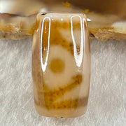 Natural Powerful Tibetan Old Oily Agate Patina Guiren Tairen Human Dzi Bead Totem Amulet Heavenly Master (Tian Zhu) 贵人天诛 4.87g 20.2 by 11.8mm - Huangs Jadeite and Jewelry Pte Ltd