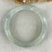 Type A Light Green with Lavender Jadeite Bangle 57.78g Inner Diameter 57.4mm 12.3 by 9.2mm (Internal Lines) - Huangs Jadeite and Jewelry Pte Ltd