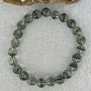 Very Good Grade Natural Green Phantom Quartz Beads Bracelet 20.41g 16.5cm 8.7mm 23 Beads - Huangs Jadeite and Jewelry Pte Ltd