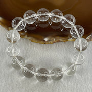 Natural Clear Quartz Beads Bracelet 60.29g 16.5cm 14.5mm 15 Beads - Huangs Jadeite and Jewelry Pte Ltd