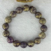 Painted Wood Bracelet 19.29g 12.3 mm 16 Beads - Huangs Jadeite and Jewelry Pte Ltd