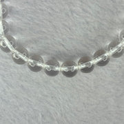 Natural Clear Quartz Bracelet 天然白水晶手链 18.70g 16.5cm 8.4mm 24 Beads - Huangs Jadeite and Jewelry Pte Ltd