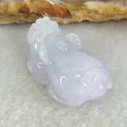 Type A Full Lavender Jadeite Pixiu Pendant Charm 5.95g 23.8 by 12.8 by 10.7mm - Huangs Jadeite and Jewelry Pte Ltd