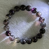 Very Good Grade Natural Transparent Dark Black Super 7 Beads Bracelet 非常好的等级天然透明深黑色超级七珠手链 31.70g 17cm 10.9mm 19 Beads - Huangs Jadeite and Jewelry Pte Ltd