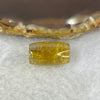 Good Grade Natural Golden Rutilated Quartz Crystal Lulu Tong Barrel 天然金顺发晶水晶露露通桶 
3.19g 17.0 by 10.2mm - Huangs Jadeite and Jewelry Pte Ltd
