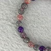 Natural Super 7 Crystal Bracelet 超七手链 11.87g 6.9 mm 28 Beads - Huangs Jadeite and Jewelry Pte Ltd