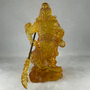 Liuli Orange Guan Gong Display 1,248.8g 120.0 by 160.0 by 200.0mm - Huangs Jadeite and Jewelry Pte Ltd