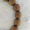 Natural Wild Australian Sandalwood 檀香 Beads Bracelet 21.05g 12.8 mm 17 Beads - Huangs Jadeite and Jewelry Pte Ltd