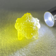 Natural Sulfur Golden Turtle Dragon Display 29.60g 42.7 by 30.3 by 22.3mm - Huangs Jadeite and Jewelry Pte Ltd
