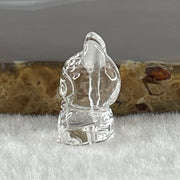 Natural Clear Quartz Labubu Charm Display 3.53g 19.4 by 12.1 by 11.0mm - Huangs Jadeite and Jewelry Pte Ltd