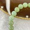 Type A Semi Icy Green Jadeite 25 beads bracelet 7.5mm 17.16g - Huangs Jadeite and Jewelry Pte Ltd