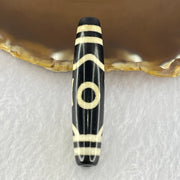 Natural Powerful Tibetan Old Oily Agate Sky Door Serenity 1 Eye Dzi Bead Heavenly Master (Tian Zhu) 一眼天诛 15.28g 59.3 by 12.9mm - Huangs Jadeite and Jewelry Pte Ltd