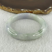 Natural Type A Jelly Light Lavender Light Green Jadeite Bangle 48.52g Inner Diameter 54.6mm 11.4 by 9.2mm (Internal Line) - Huangs Jadeite and Jewelry Pte Ltd