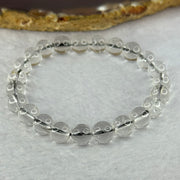 Natural Titanium Rutilated Clear Quartz 14.51g 14.5cm 8.2mm 23 Beads - Huangs Jadeite and Jewelry Pte Ltd