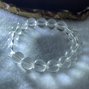 Natural Clear Quartz Beads Bracelet 26.77g 15cm 10.1mm 19 Beads - Huangs Jadeite and Jewelry Pte Ltd