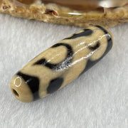 Natural Powerful Tibetan Old Oily Monkey Agate Dzi Bead Heavenly Master (Tian Zhu) 猴天珠 9.14g 37.8 by 12.5mm - Huangs Jadeite and Jewelry Pte Ltd