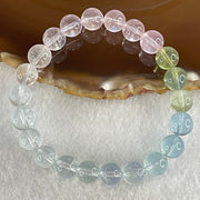 Very Very High Grade Transparent Natural Morganite Beryl Beads Bracelet 19.88g 15.5cm 8.9mm 22 Beads - Huangs Jadeite and Jewelry Pte Ltd