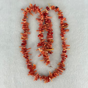 Natural Red Coral Fragments Necklace Approximately 220pcs 33.42g - Huangs Jadeite and Jewelry Pte Ltd