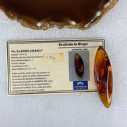 Natural Amber Mini Display 8.92g 61.4 by 17.2 by 14.9mm - Huangs Jadeite and Jewelry Pte Ltd