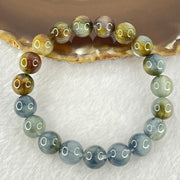 Good Grade Natural Blue Rutilated Quartz Bracelet 32.71g 17.5cm 11.0mm 19 Beads - Huangs Jadeite and Jewelry Pte Ltd