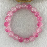 Dyed Agate Faceted Beads Bracelet 25.30g 15cm 10.3mm 19Beads - Huangs Jadeite and Jewelry Pte Ltd