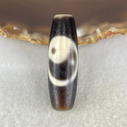 Natural Powerful Tibetan Old Oily Agate Yin Yang Bead Heavenly Master (Tian Zhu) 9.14g 38.1 by 12.3mm - Huangs Jadeite and Jewelry Pte Ltd