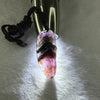Natural Auralite 23 Nine Tail Fox Pendent 天然极光23九尾狐牌 12.70g 44.9 by 79.0 by 10.3mm - Huangs Jadeite and Jewelry Pte Ltd
