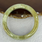 Type A Yellowish Green with Light Blueish Green Jadeite Bangle 67.97g Internal Diameter 54.1mm 14.3 by 9.0mm - Huangs Jadeite and Jewelry Pte Ltd