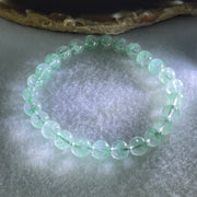 Special Grade Natural Green Phantom Quartz Bracelet 13.04g 16cm 7.3mm 26 Beads - Huangs Jadeite and Jewelry Pte Ltd